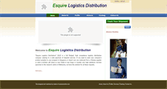 Desktop Screenshot of esquirelogistics.in